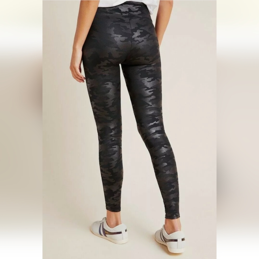 Spanx By Anthropologie Camo Sheen Leggings